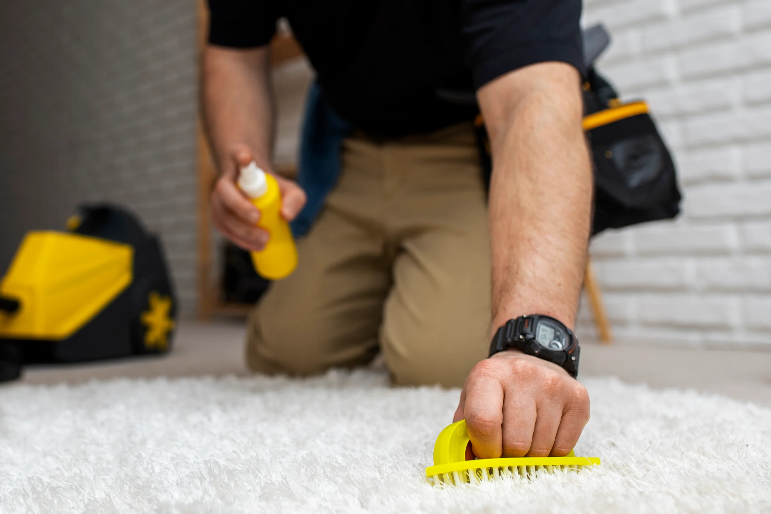 Rug steam cleaning Melbourne with professional rug cleaning equipment